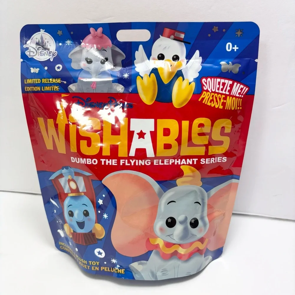 DISNEY Wishables Mystery Plush Bag DUMBO SERIES SEALED Brand New Retired‎